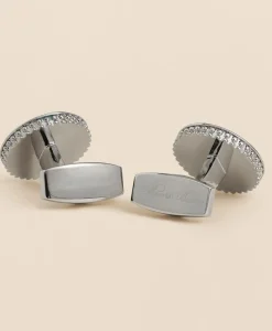 Agate Round Cufflinks