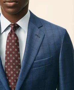 American-Made Classic Fit Multi-Checked 1818 Suit