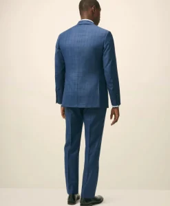 American-Made Classic Fit Multi-Checked 1818 Suit