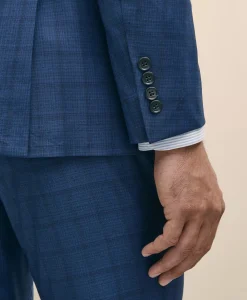 American-Made Slim Fit Multi Checked 1818 Suit