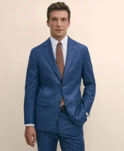 American-Made Slim Fit Multi Checked 1818 Suit