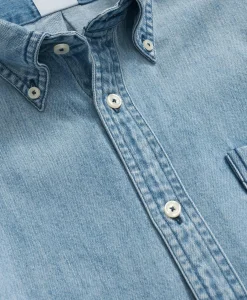 Archival Denim Shirt in Cotton Twill