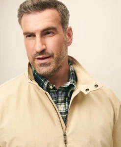 Big & Tall Bomber Jacket in Cotton Blend