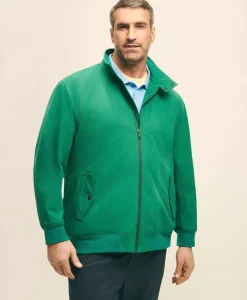 Big & Tall Bomber Jacket in Cotton Blend