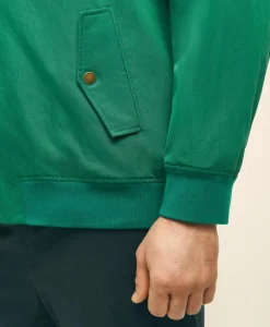 Big & Tall Bomber Jacket in Cotton Blend