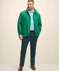 Big & Tall Bomber Jacket in Cotton Blend