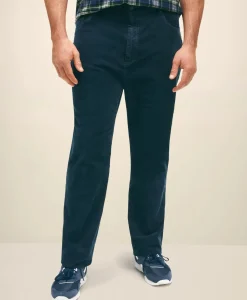 Big & Tall Five-Pocket Stretch Corduroy Cotton Pants