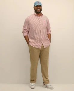 Big & Tall Friday Shirt, Poplin Bengal Stripe