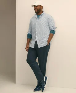 Big & Tall Friday Shirt, Poplin Bengal Stripe