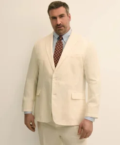 Big & Tall Linen Suit Jacket