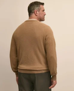 Big & Tall 3-Ply Cashmere Crewneck Sweater