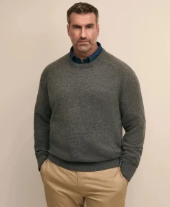 Big & Tall 3-Ply Cashmere Crewneck Sweater