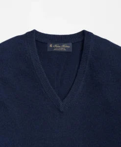 Big & Tall 3-Ply Cashmere V-Neck Sweater