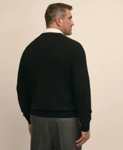 Big & Tall 3-Ply Cashmere V-Neck Sweater
