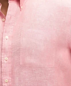 Big & Tall Sport Shirt,Short-Sleeve Irish Linen
