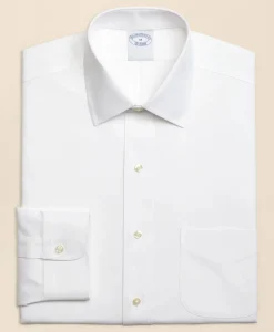 Big & Tall Stretch Dress Shirt, Non-Iron Pinpoint Spread Collar