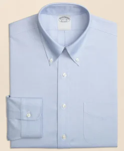 Big & Tall Stretch Dress Shirt, Non-Iron Pinpoint Button-Down Collar