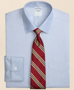 Big & Tall Stretch Dress Shirt, Non-Iron Pinpoint Spread Collar