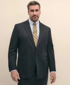 Big & Tall Stretch Wool Two-Button 1818 Suit