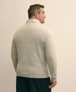Big & Tall Supima® Cotton V-Neck Sweater