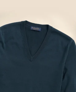 Big & Tall Supima® Cotton V-Neck Sweater