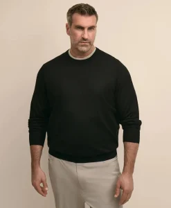 Big & Tall Ultimate Merino Wool Crewneck Sweater