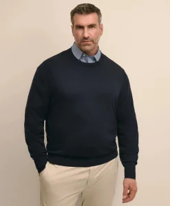 Big & Tall Ultimate Merino Wool Crewneck Sweater