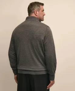 Big & Tall Ultimate Merino Wool Quarter-Zip Sweater