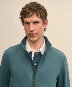 Bomber Jacket in Cotton Blend