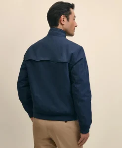 Bomber Jacket in Cotton Blend