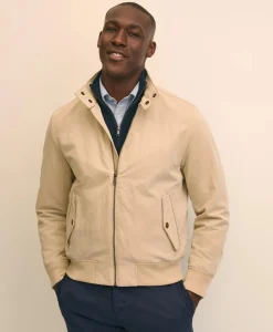 Bomber Jacket in Cotton Blend