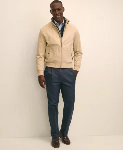 Bomber Jacket in Cotton Blend