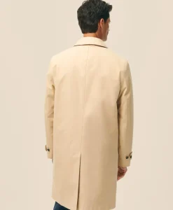 Bonded Cotton Top Coat with Removable Liner in Black Watch