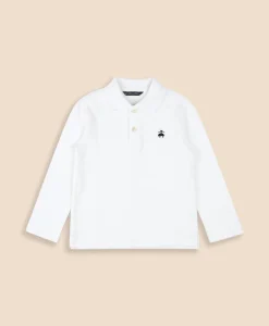 Boys Cotton-Blend Pique Polo Shirt