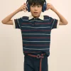 Boys Cotton-Blend Pique Polo Shirt