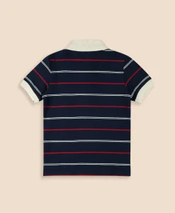 Boys Cotton-Blend Pique Polo Shirt