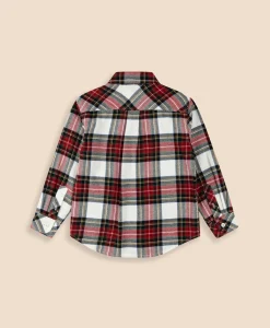 Boys Cotton Brushed Flannel Shirt