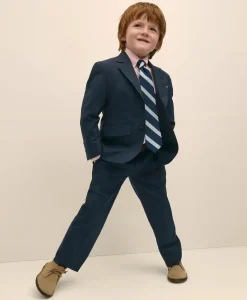 Boys Junior Two-Button Wool Suit Jacket