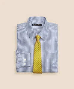 Boys Non-Iron Supima® Cotton Broadcloth Candy Stripe Dress Shirt