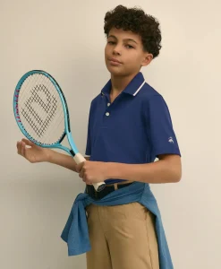 Boys Pique Performance Series Polo