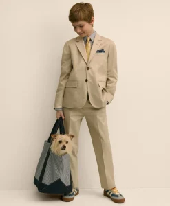 Boys Prep Stretch Cotton Suit Jacket