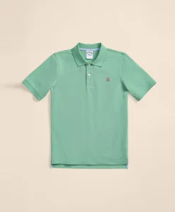 Boys Short-Sleeve Pique Polo