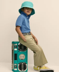 Boys Short-Sleeve Pique Polo