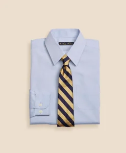 Boys Supima® Cotton Oxford Pinpoint Non-Iron Forward Point Collar Dress Shirt