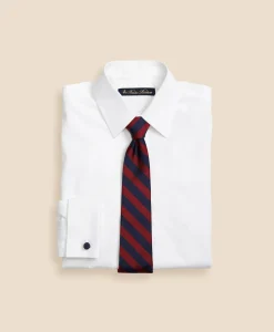 Boys Supima® Cotton Pinpoint Non-Iron French Cuff Dress Shirt