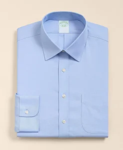Brooks Brothers Explorer Collection Non-Iron Twill Ainsley Collar, Dress Shirt