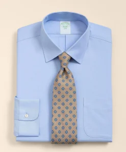Brooks Brothers Explorer Collection Non-Iron Twill Ainsley Collar, Dress Shirt