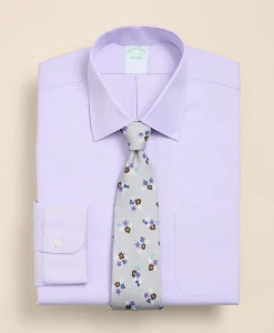 Brooks Brothers Explorer Collection Non-Iron Twill Ainsley Collar, Dress Shirt