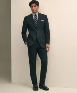 Brooks Brothers Explorer Collection Slim Fit Wool Suit Pants