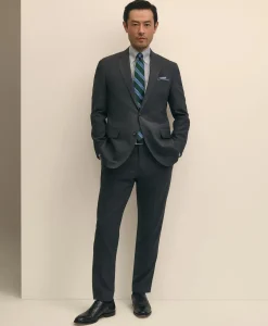 Brooks Brothers Explorer Collection Slim Fit Wool Suit Pants